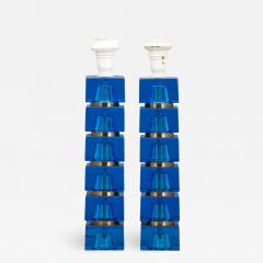 Carl Fagerlund Pair of Table Lamps by Carl Fagerlund for Orrefors - 1309125