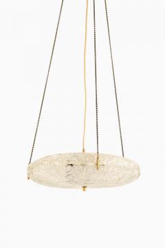 Carl Fagerlund Rare Ceiling Lamp Attributed to Carl Fagerlund 1950s - 4444267