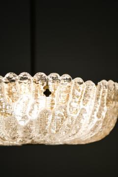 Carl Fagerlund Set of 2 Ceiling Lamps in Brass and Glass by Carl Fagerlund 1960s - 4507734