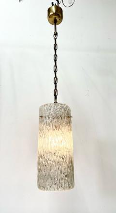 Carl Fagerlund Swedish Mid Century Modern Glass Chandelier Pendant Hanging Lamp 1960s - 3059888