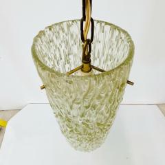 Carl Fagerlund Swedish Mid Century Modern Glass Chandelier Pendant Hanging Lamp 1960s - 3059892