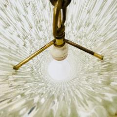 Carl Fagerlund Swedish Mid Century Modern Glass Chandelier Pendant Hanging Lamp 1960s - 3059897