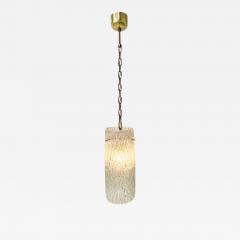 Carl Fagerlund Swedish Mid Century Modern Glass Chandelier Pendant Hanging Lamp 1960s - 3280033