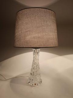 Carl Fagerlund Swedish Midcentury Crystal Table Lamps Orrefors by Carl Fagerlund - 2386253