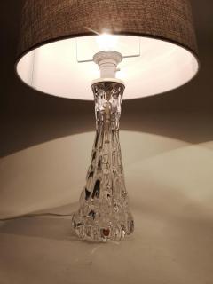 Carl Fagerlund Swedish Midcentury Crystal Table Lamps Orrefors by Carl Fagerlund - 2386266