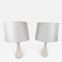 Carl Fagerlund Swedish Midcentury Crystal Table Lamps Orrefors by Carl Fagerlund - 2388498