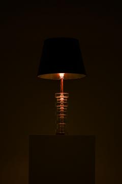 Carl Fagerlund Table Lamp in Brass and Glass by Carl Fagerlund 1960s - 4596295