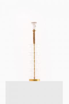 Carl Fagerlund Table Lamp in Brass and Glass by Carl Fagerlund 1960s - 4596401