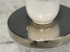 Carl Fagerlund Table Lamps Textured Glass Chrome Sweden 1960s - 4804490