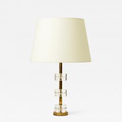 Carl Fagerlund Table lamp with cast glass disks by Carl Fagerlund - 1042120