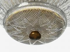 Carl Fagerlund Tulip Chandelier Molded Glass Brass Sweden 1960s - 4806686