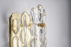 Carl Fagerlund Wall Lights by Carl Fagerlund for Orrefors Sweden 1970s - 4586012