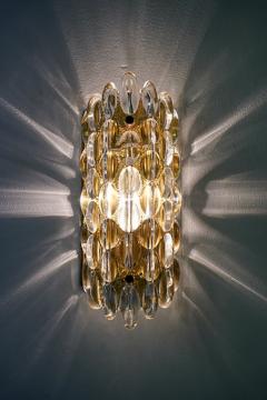 Carl Fagerlund Wall Lights by Carl Fagerlund for Orrefors Sweden 1970s - 4586023