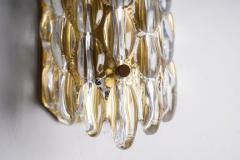 Carl Fagerlund Wall Lights by Carl Fagerlund for Orrefors Sweden 1970s - 4586027