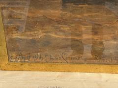 Carl Frederick Sorensen ANTIQUE GOAUCHE ON PAPER SHIPS IN STOCHOLM BY C FREDERIK SORENSEN - 4609542