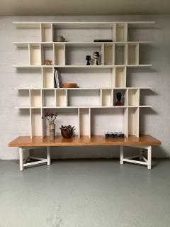 Carl Gustav Hiort af Orn s Carl Gustaf Hiort af Orn s Carl Gustaf Hiort af Orn s White V lipala Modular Shelf Unit HMN 1960s - 4502089
