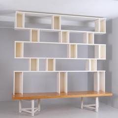Carl Gustav Hiort af Orn s Carl Gustaf Hiort af Orn s Carl Gustaf Hiort af Orn s White V lipala Modular Shelf Unit HMN 1960s - 4502096