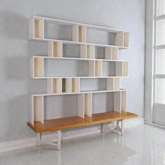 Carl Gustav Hiort af Orn s Carl Gustaf Hiort af Orn s Carl Gustaf Hiort af Orn s White V lipala Modular Shelf Unit HMN 1960s - 4502099