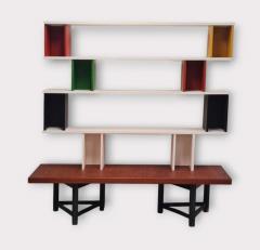 Carl Gustav Hiort af Orn s Carl Gustaf Hiort af Orn s Colourful Carl Gustaf Hiort af Orn s V lipala Modular Shelf Unit HMN 1950s - 4216805