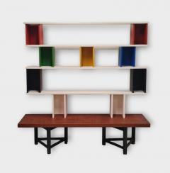Carl Gustav Hiort af Orn s Carl Gustaf Hiort af Orn s Colourful Carl Gustaf Hiort af Orn s V lipala Modular Shelf Unit HMN 1950s - 4216807