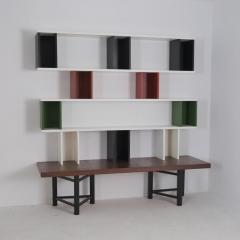 Carl Gustav Hiort af Orn s Carl Gustaf Hiort af Orn s Nordic Modern Carl Gustaf Hiort af Orn s V lipala Modular Shelf Unit HMN 1950s - 4616279