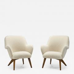 Carl Gustav Hiort af Orn s Carl Gustaf Hiort af Orn s Pedro Armchairs in Sheepskin by Carl Gustaf Hiort af Orn s Finland 1950s - 2607988