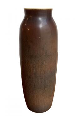 Carl Harry St lhane Brown Ceramic Vase Carl Harry Stalhane Rorstrand 1950S - 2988894