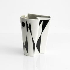 Carl Harry St lhane CARL HARRY STALHANE GEOMETRIC BOWL AND VASE Rorstrand Sweden 1950 - 2609827