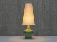 Carl Harry St lhane Carl Harry St lhane Green Ceramic Table Lamp R rstrand Sweden 1950s - 4580043