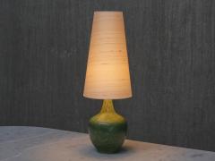 Carl Harry St lhane Carl Harry St lhane Green Ceramic Table Lamp R rstrand Sweden 1950s - 4580049