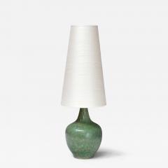 Carl Harry St lhane Carl Harry St lhane Green Ceramic Table Lamp R rstrand Sweden 1950s - 4580188