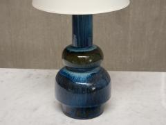 Carl Harry St lhane Carl Harry St lhane Tall Table Lamp in Glazed Ceramic R rstrand Sweden 1950s - 4234128