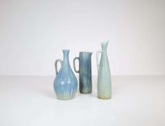 Carl Harry St lhane Mid Century Modern Set of 3 Ceramic Pieces Carl Harry St lhane Sweden - 2438451