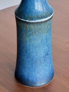 Carl Harry St lhane Rare Carl Harry St lhane Blue Stoneware Vase in Harfur Glaze R rstrand 1950s - 3285720