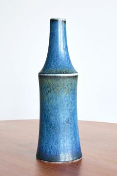 Carl Harry St lhane Rare Carl Harry St lhane Blue Stoneware Vase in Harfur Glaze R rstrand 1950s - 3285729