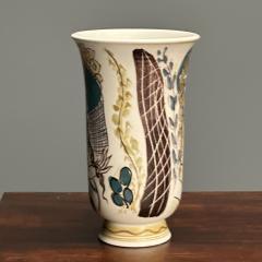 Carl Harry St lhane Swedish Mid Century Modern Stoneware Vase Sweden 1943 - 3636180