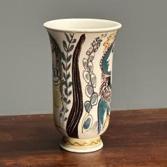 Carl Harry St lhane Swedish Mid Century Modern Stoneware Vase Sweden 1943 - 3636181