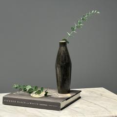 Carl Harry Stalhane R rstrand Swedish Mid Century Modern Grey Stoneware Vase - 3670520