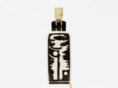 Carl Harry Stalhane Stoneware Table Lamp Sweden 1960s - 4387095