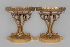 Carl Hiess Pair Carl Hiess Gilded Bronze Epergne Stands - 2483193