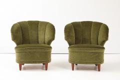 Carl Johan Boman A Pair of Carl Johan Boman Club Chairs Circa 1940 50 - 3932517