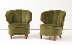 Carl Johan Boman A Pair of Carl Johan Boman Club Chairs Circa 1940 50 - 3932518