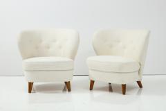 Carl Johan Boman A Pair of Carl Johan Boman Club Chairs Finland Circa 1940s - 2345957