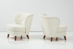 Carl Johan Boman A Pair of Carl Johan Boman Club Chairs Finland Circa 1940s - 2345958