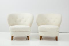 Carl Johan Boman A Pair of Carl Johan Boman Club Chairs Finland Circa 1940s - 2345960