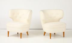Carl Johan Boman A Pair of Carl Johan Boman Club Chairs Finland Circa 1940s - 4609627