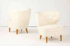 Carl Johan Boman A Pair of Carl Johan Boman Club Chairs Finland Circa 1940s - 4609629