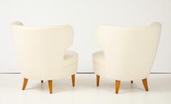 Carl Johan Boman A Pair of Carl Johan Boman Club Chairs Finland Circa 1940s - 4609630