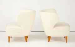 Carl Johan Boman A Pair of Carl Johan Boman Club Chairs Finland Circa 1940s - 4609634