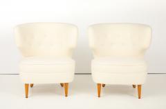 Carl Johan Boman A Pair of Carl Johan Boman Club Chairs Finland Circa 1940s - 4609637